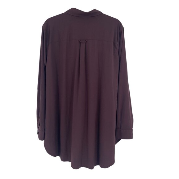 Duluth Trading Womens Size 2X Deep Burgundy Flexcellence Shirt Hiking Outdoor - Picture 2 of 9